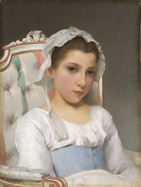 Hugo Salmson Portrait of a young girl